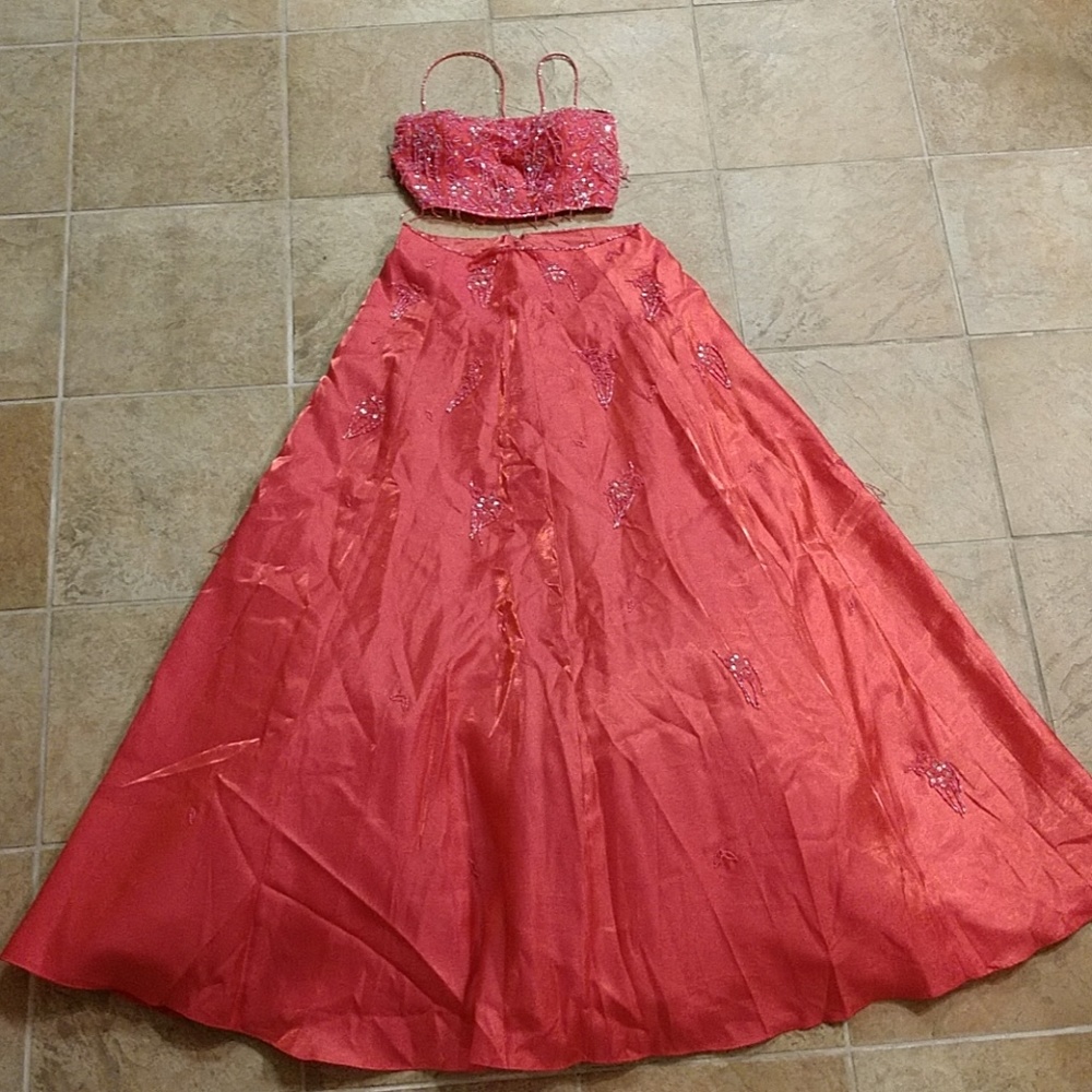 2- Piece Prom Evening Dress Size 6